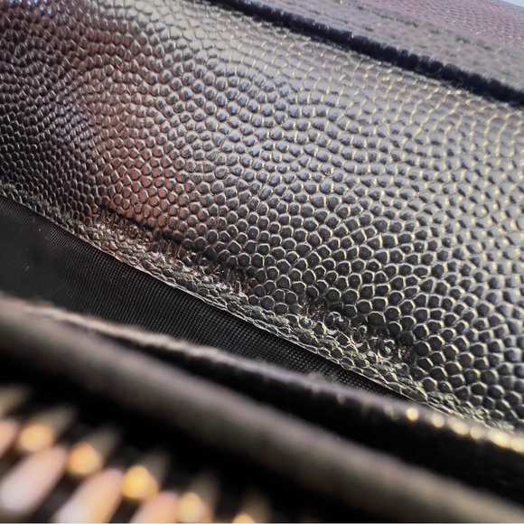 DIOR WOC in Black Grained Calfskin Authentic Christian Dior Clutch - Picture 8 of 8